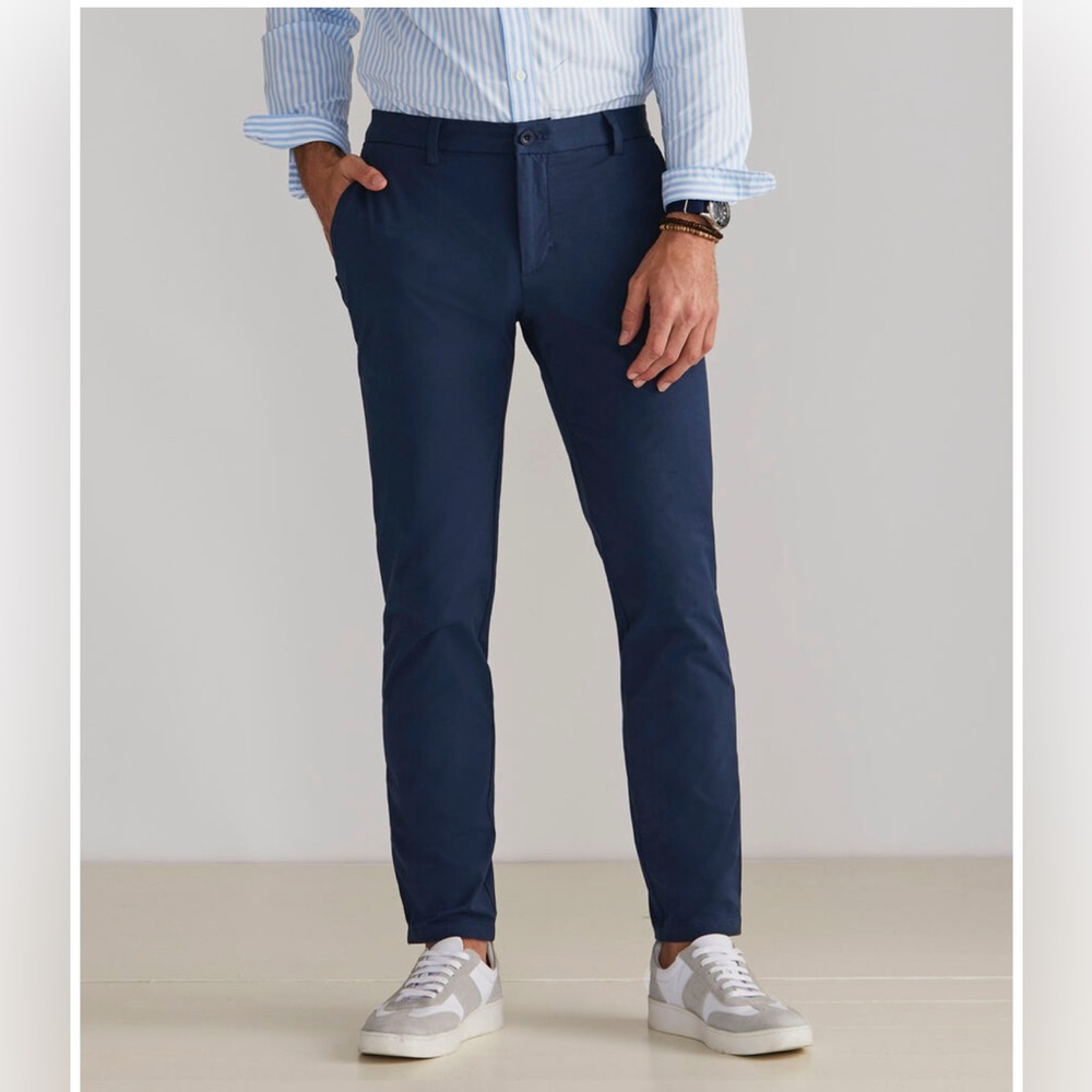 NEW! Vineyard Vines Most Popular On the Go Pant in Blue 33x34